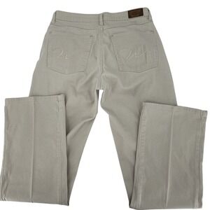 Wrangler Woman's Size 29 Denim Tan Jeans Mid Rise Bootcut Work Wear Casual Y2K